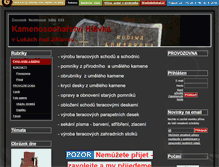 Tablet Screenshot of hlavka-luka.cz